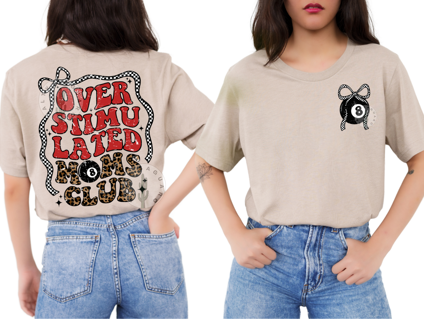 Overstimulated Moms Club Tee