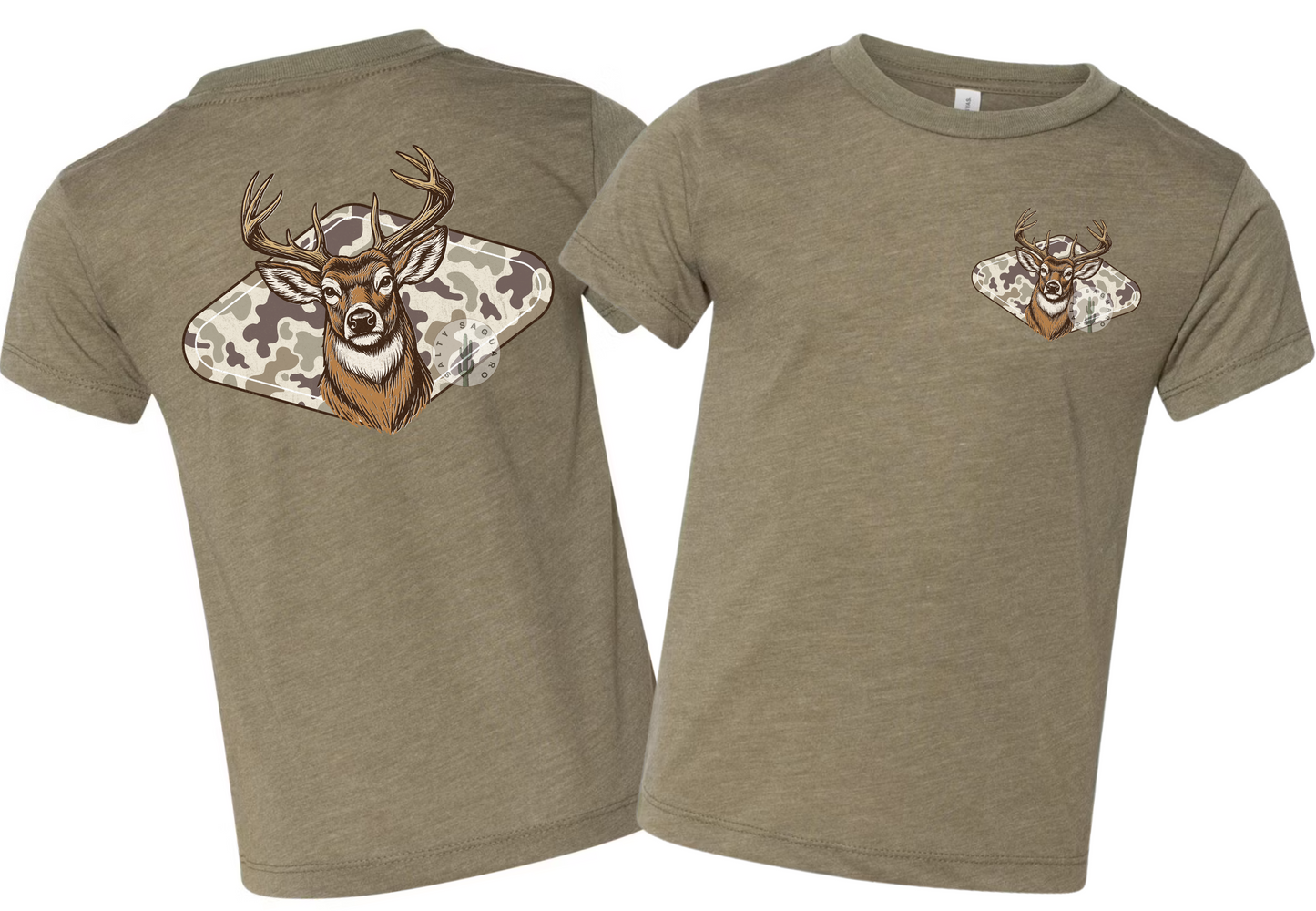 Camo Deer- Kids Tee