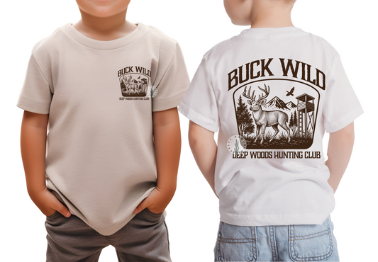 Buck Wild- Kids Tee