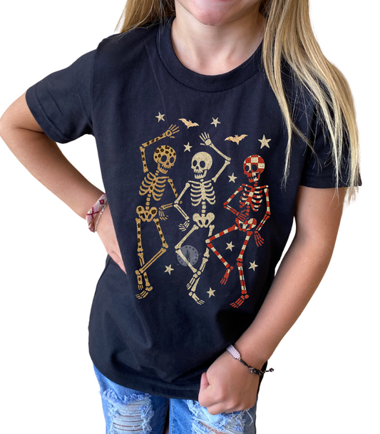 Dancing Skelly Tee- Kids
