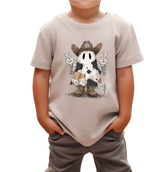 Cowhide Ghost Tee- Kids